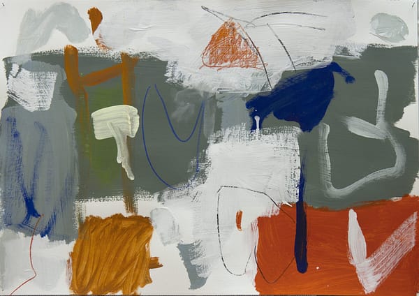 Stimmung50 x 70 cm 2016- Artista Eduardo Vega de Seoane. Pintura, Abstracción lírica, Expresionismo abstracto, Expresionismo lírico, pintura poética.